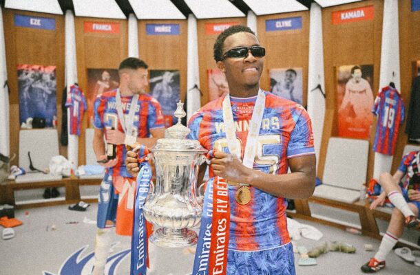 Eddie Nketiah wins FA Cup with hometown club Crystal Palace