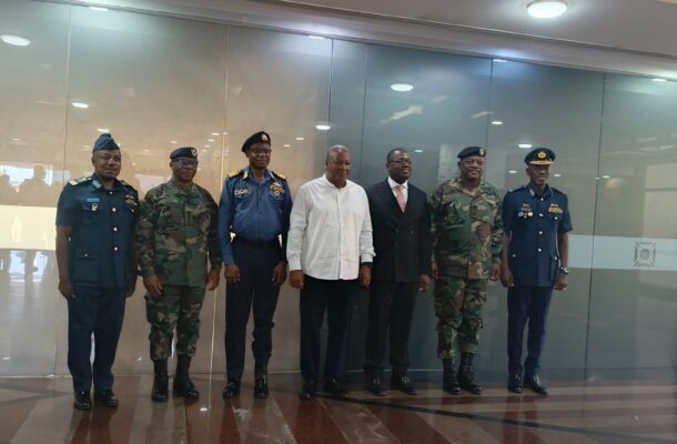 Military High Command donates one month salary to MahamaCares Fund