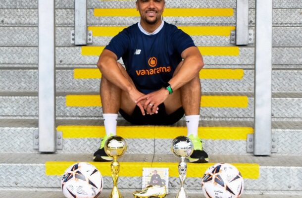 Kwesi Appiah hits hattrick of awards at Boreham Wood with after promotion heroics