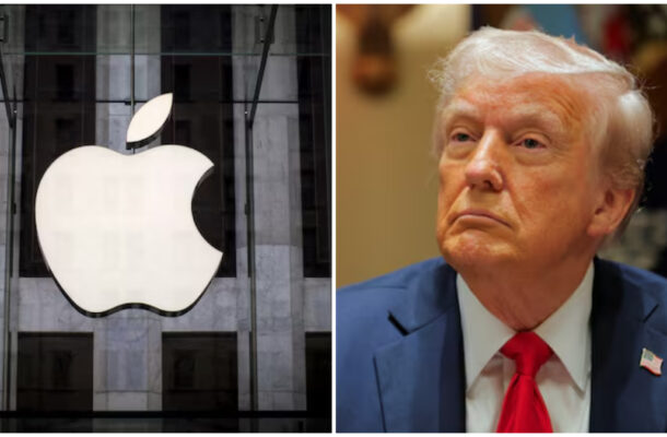 Build iPhones in America or face a 25% tariff charge - President Trump warns Apple