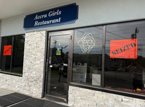Ghanaian restaurant in Massachusetts shut down over unpaid taxes