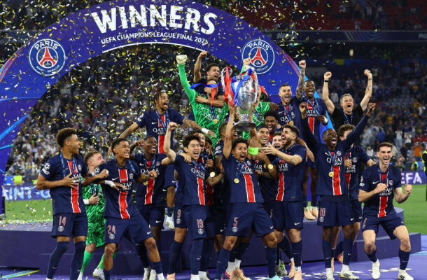 UEFA Champions League: PSG thump vulnerable Inter to clinch first-ever title