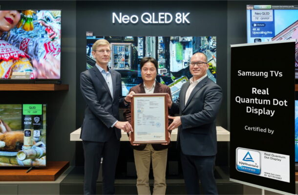 Samsung QLED TVs Earn Global Recognition with TÜV Rheinland’s 'Real Quantum Dot Display' Certification