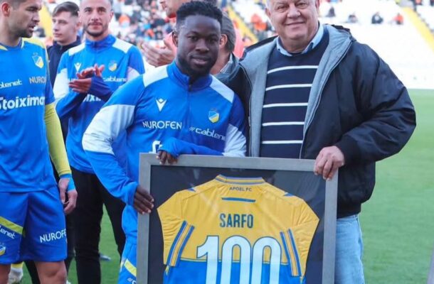 Kingsley Sarfo bids farewell to APOEL after memorable spell