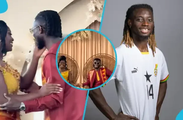 VIDEOS: Ghana defender Gideon Mensah ties the knot
