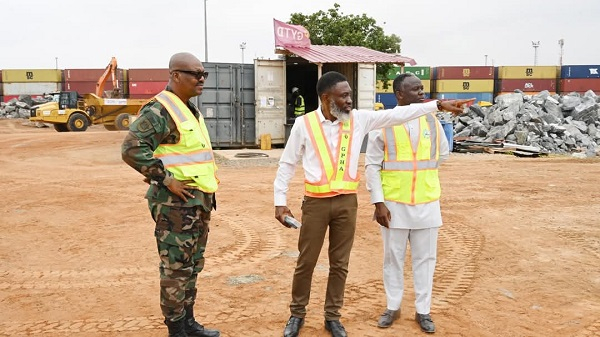 GPHA boss inspects key road and infrastructure works at Tema Port