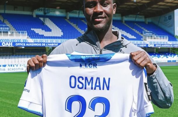 Ghanaian sensation, Ibrahim Osman joins AJ Auxerre on a season-long loan