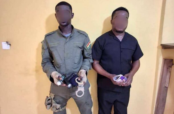Fake gold taskforce officers arrested for extortion in Western Region