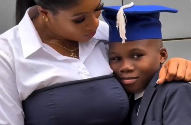 Bittersweet moment as Jnr Pope’s son graduates from primary school