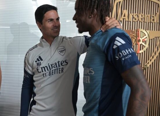 Noni Madueke: Arteta hails "exciting addition" to Arsenal squad