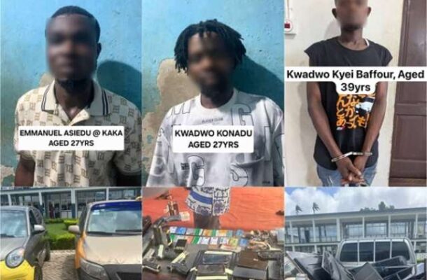 Ashanti Police bust notorious robbery gang in major operation; one suspect dead, another on the run