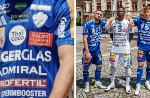 Hartberg’s new kit for 2025–26 unveils record number of sponsors