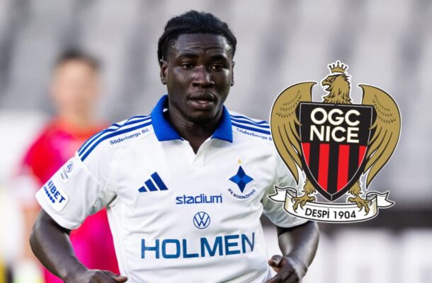 Ghanaian defender Kojo Peprah Oppong set for Ligue 1 switch as OGC Nice chase IFK Norrköping man