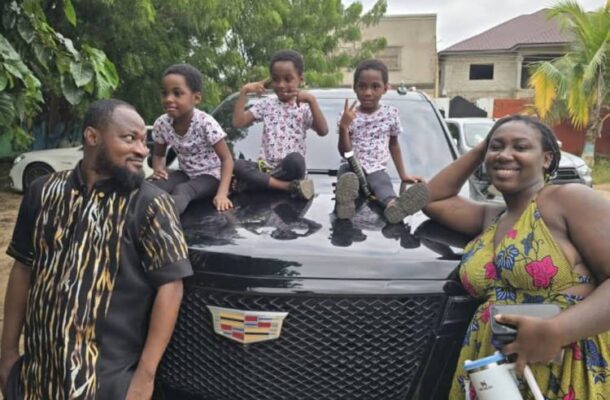 Funny Face reunites with his three children after years apart