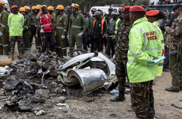Six killed as air ambulance plane crashes in residential area near Nairobi