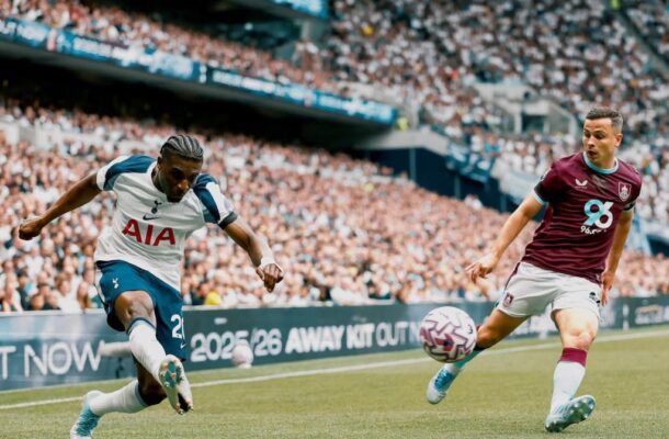 Mohammed Kudus shines with a brace of assists as Tottenham thump Burnley at home