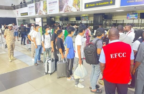 Nigeria deports over 100 foreign nationals convicted of cybercrime