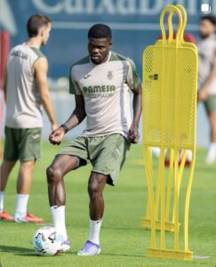 Video: Watch Thomas Partey take part in first Villarreal training after his move to the Submarines