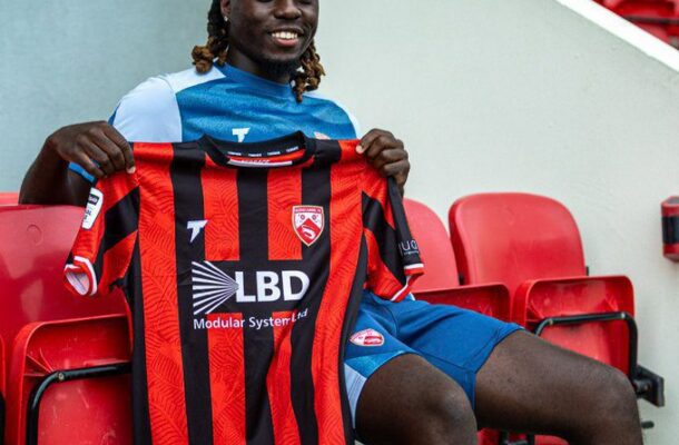 English-born of Ghanaian descent, Terrel Agyemang joins Morecambe FC on loan from Middlesbrough