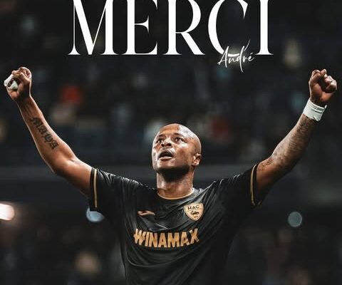 French Ligue 1 side, Le Havre confirm the departure of Andre Ayew after two seasons