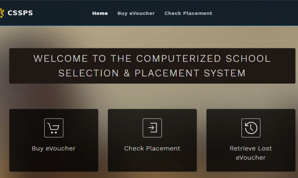 CSSPS portal now active for BECE candidates to review school choices