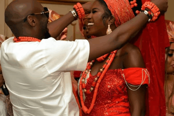 PHOTOS: 2Face Idibia weds Natasha Osawaru in private traditional ceremony