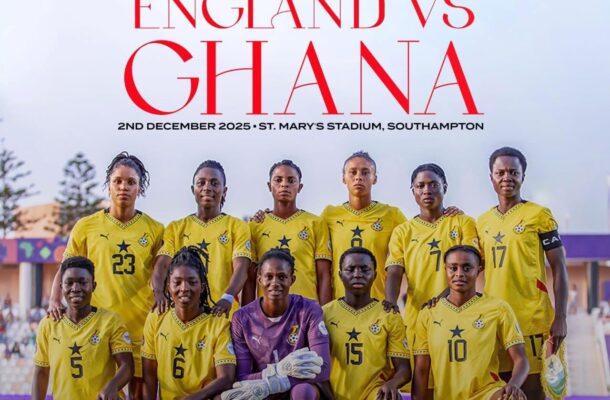 Black Queens of Ghana to lock horns with England in historic clash