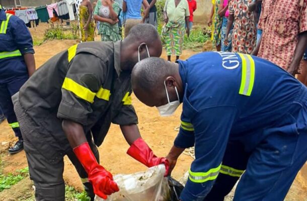 Baby found dead in toilet pit at Suhum Ali