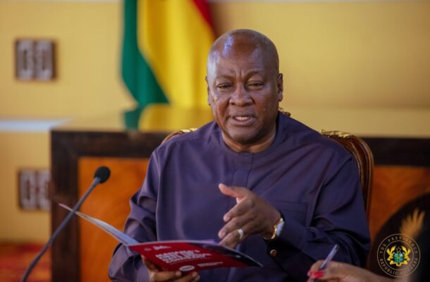 President Mahama promises new stadia across regions, inspired by Tarkwa GoldFields model
