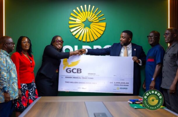 GoldBod donates GHS2m to MahamaCares in support of healthcare delivery