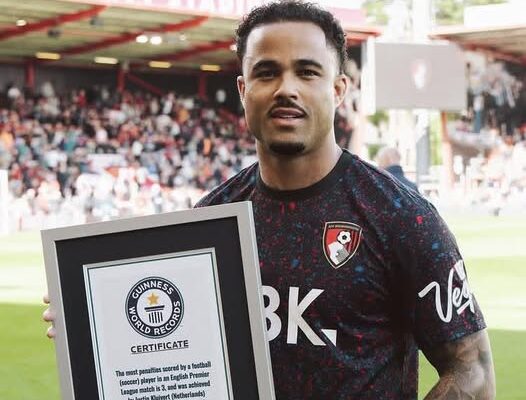 HISTORY: Justin Kluivert etches his name in Guinness World Record books