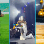 Sarkodie kneels to honour Obrafour at 2025 Rapperholic concert in Kumasi