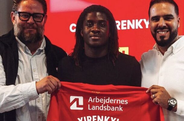 Ghana starlet Caleb Yirenkyi commits future to FC Nordsjaelland until 2030