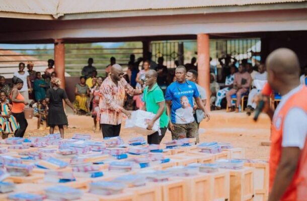 Bosome Freho MP supports 1,468 SHS students with full prospectus package