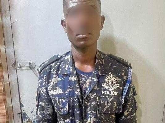 Fake police officer arrested at Shatta Wale’s concert after sneaking in with stolen uniform