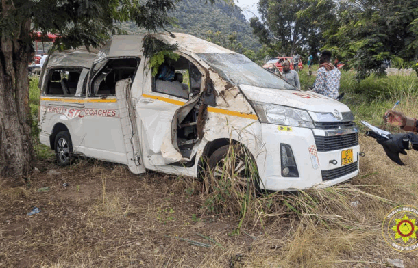 Nine injured in serious crash on Kpong–Tema highway