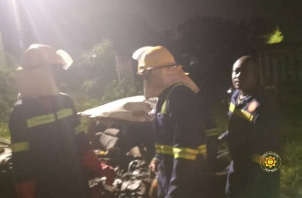 Five dead in fatal collision between VIP bus and Hyundai elantra at Tano-Odumase