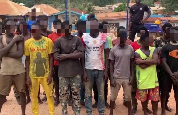 Twenty-One Burkinabes arrested for illegal mining in Amansie West