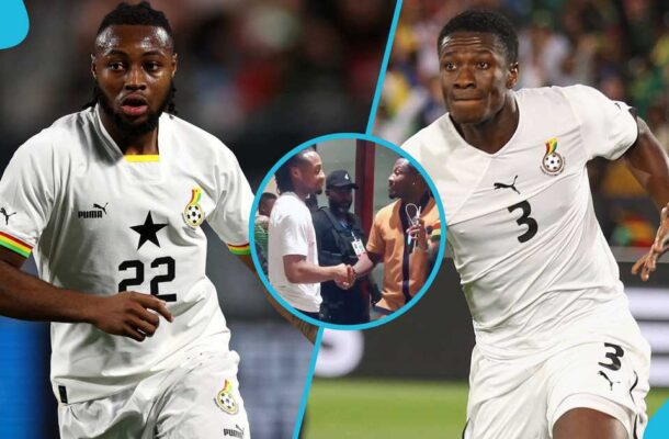 Ghana legend Asamoah Gyan making effort to help Semenyo realise full potential