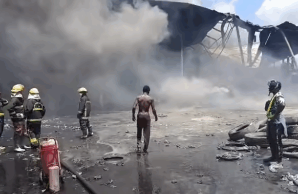 Fire guts part of greenhouse factory at Shai Hills