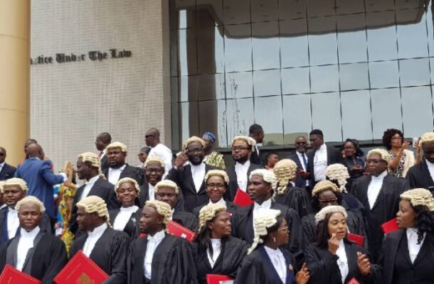 824 newly qualified lawyers called to the Ghana Bar 