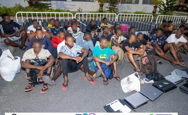 CID rescues 57 Nigerians, arrests five in trafficking and cybercrime bust in Tema