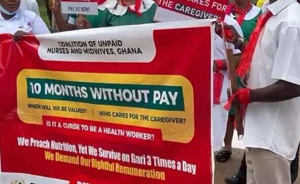 Salary arrears for nurses, midwives to be addressed in next budget– Gov’t