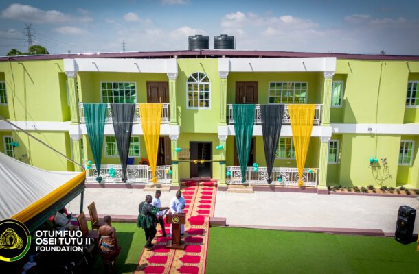 Otumfuo Foundation commissions two-storey teachers’ bungalow at St. Louis SHS