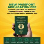 Government reduces passport fees to GHS350 effective November 13