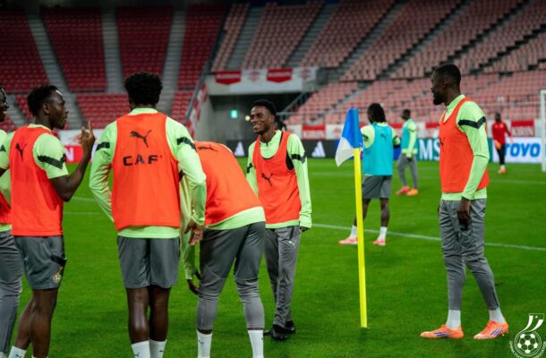 Kirin Cup: Black Stars wrap up final training ahead of Japan clash