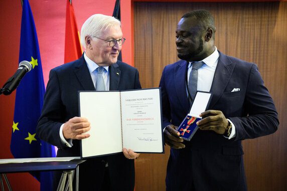 Ex German international Gerald Asamoah honoured with Federal Cross of Merit in Accra