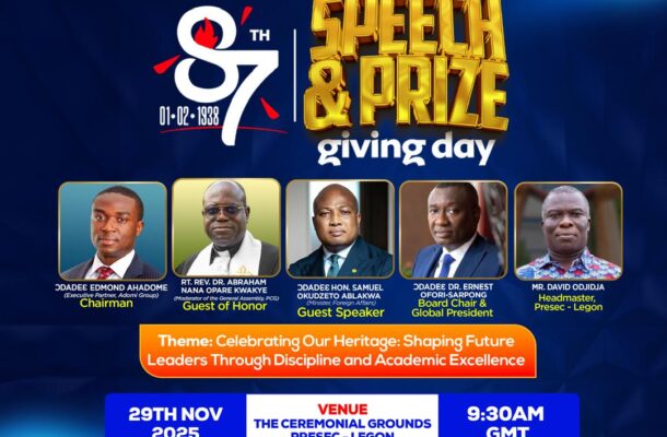 Presec-Legon Millenium Class count their blessings ahead of 87th Speech and Prize Giving day & 25th Anniversary.