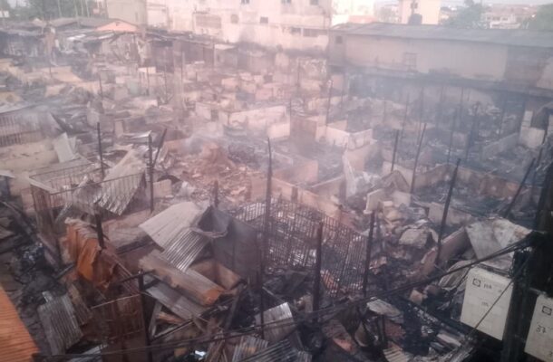 8-year-old girl dies in Dansoman market fire