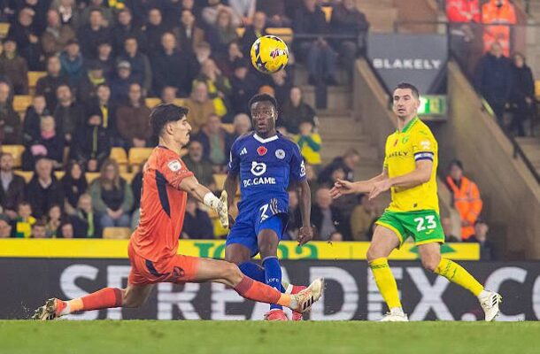 Abdul Fatawu Issahaku grabs a late assist as Leicester see off Norwich in a crunchy tie